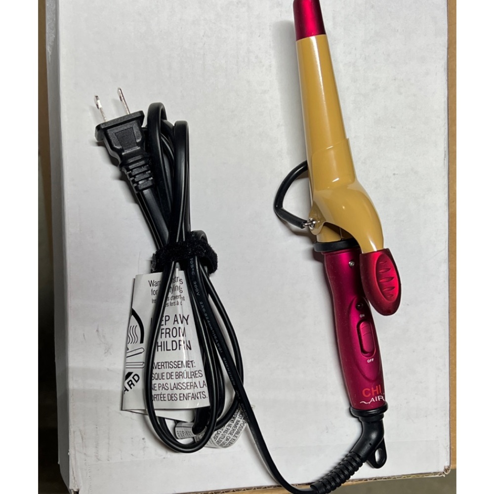 Air Ceramic Rotating Curler - Pink and Gold